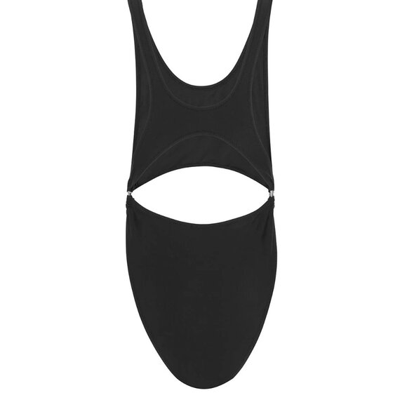 BRANDON BLACKWOOD Black Cutout One-Piece Monokini Swimsuit - Picture 4 of 4